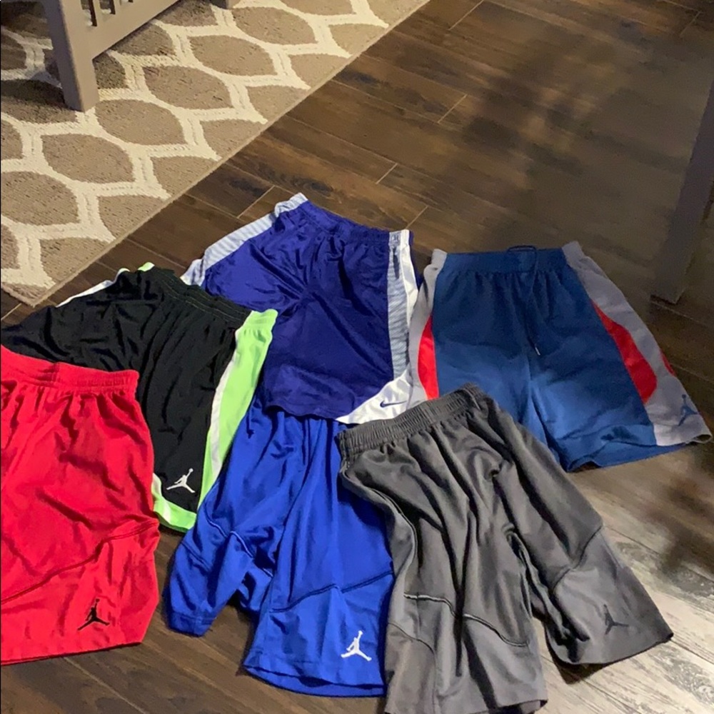 Jordan and Nike shorts